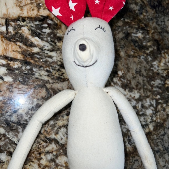 Lil Pyar Maya Mouse Handmade 15” Material Cloth Doll Embroidered - Picture 5 of 8